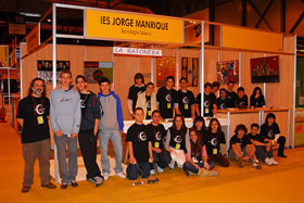 Alumnos del IES Jorge Manrique en la VIII Feria Madrid es Ciencia